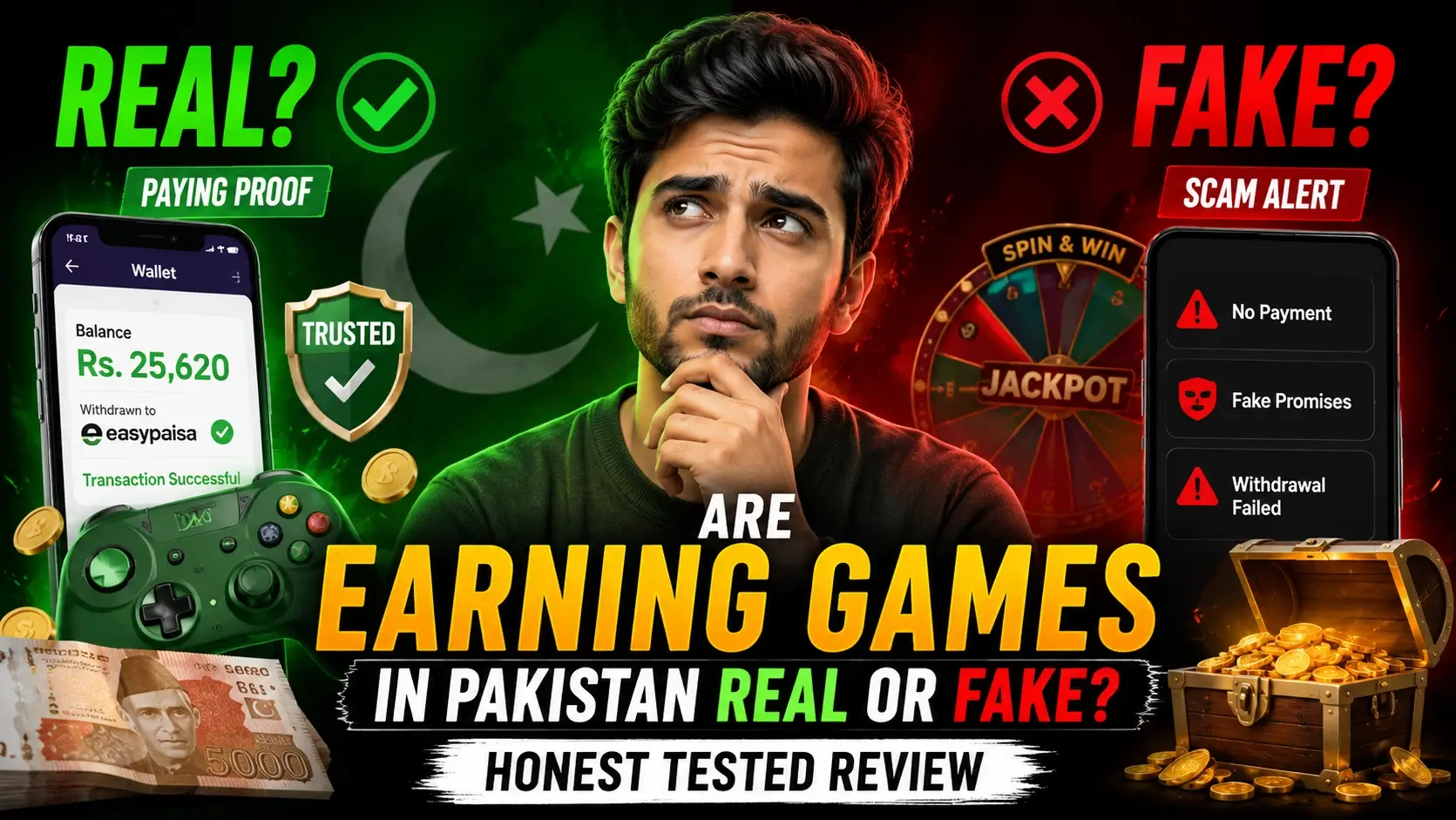 Are Earning Games in Pakistan Real or Fake