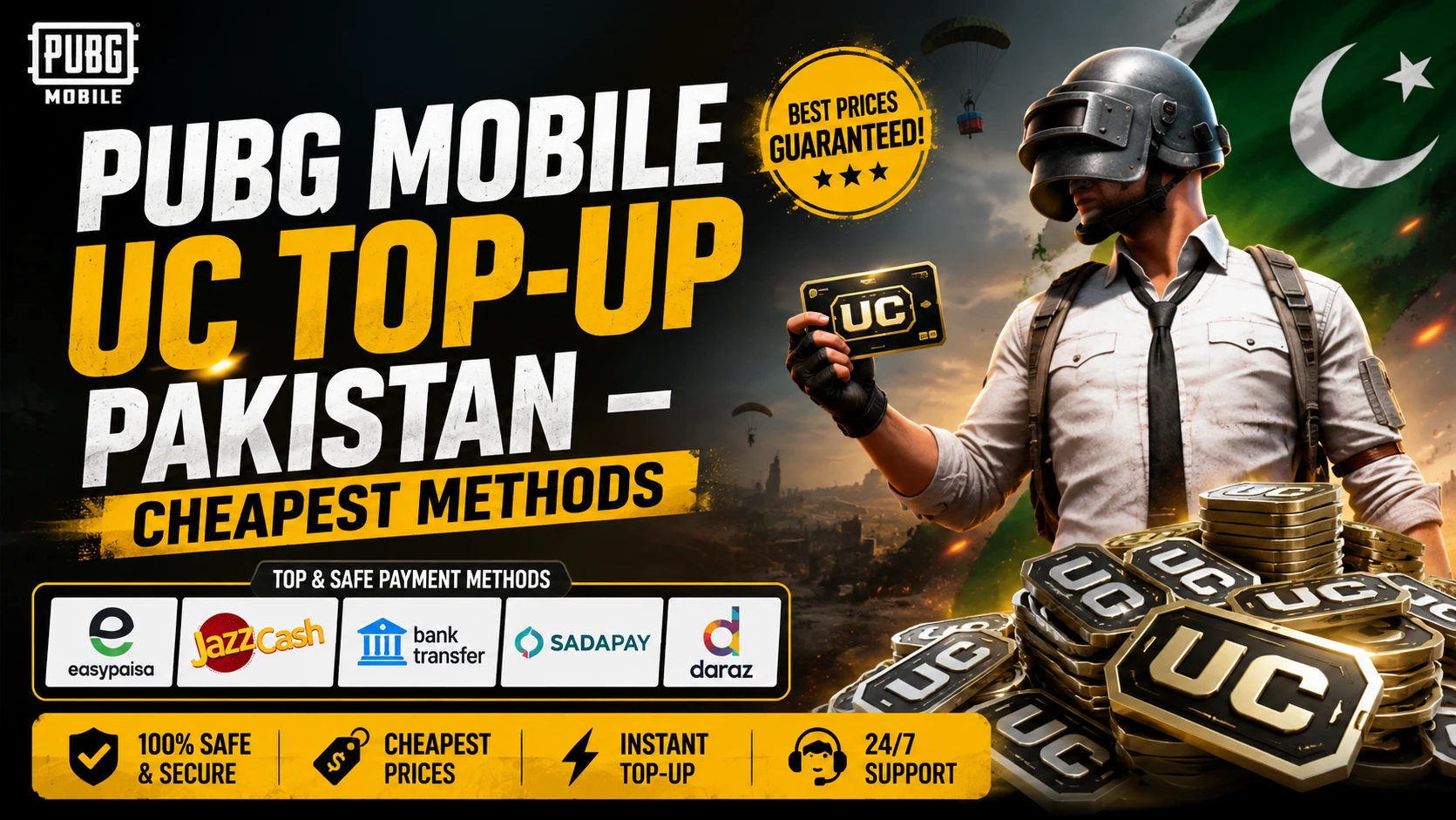 PUBG Mobile UC Top-Up Pakistan