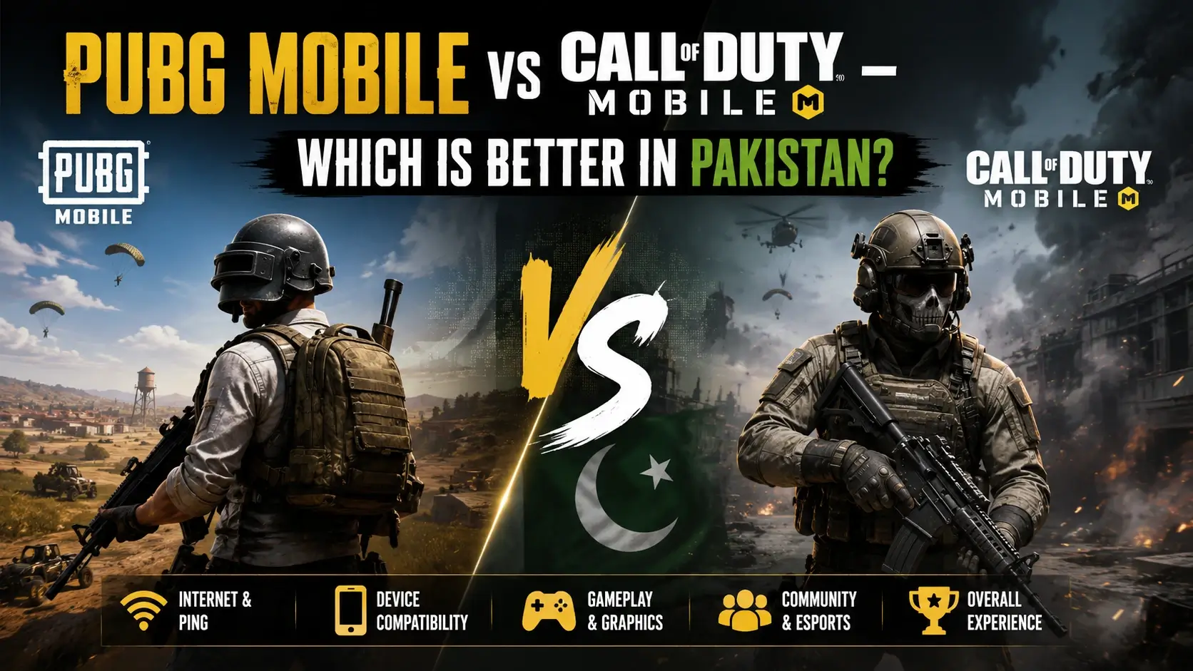 PUBG Mobile vs Call of Duty Mobile