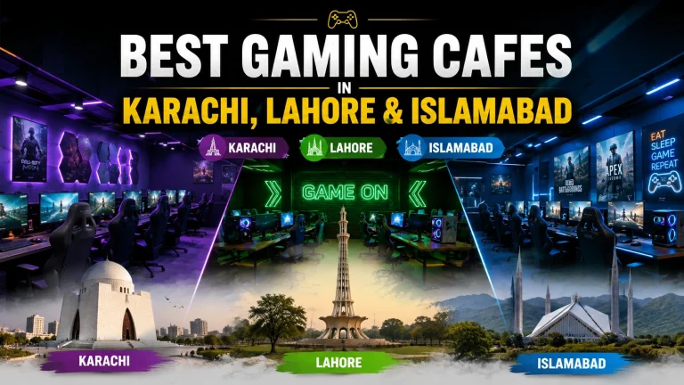 Best Gaming Cafes in Karachi, Lahore & Islamabad