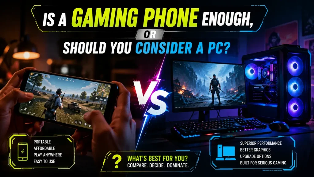 Gaming Phone vs PC Ultimate Showdown