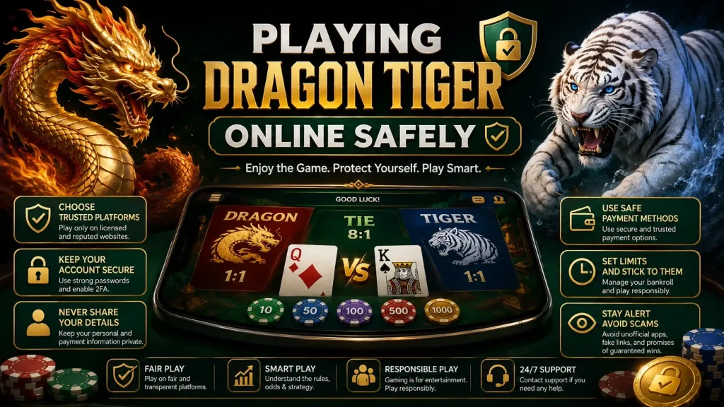 Play Dragon Tiger Online Safely