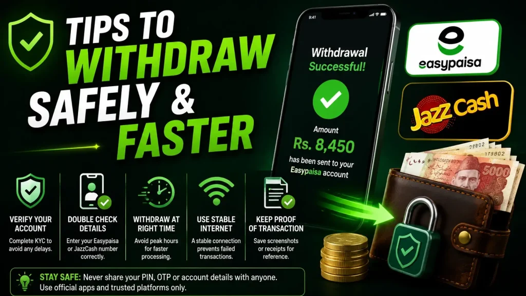 Withdraw Safely and Faster